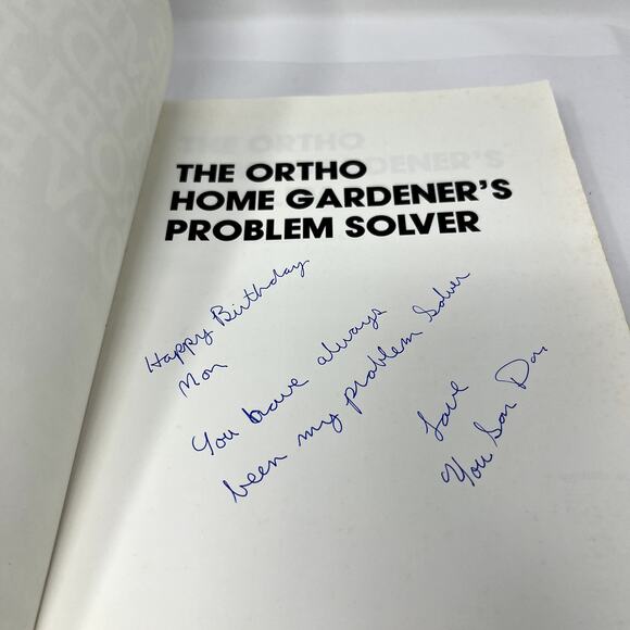 The Ortho Home Gardener's Problem Solver Paperback 1993 Garden Ortho Books - Picture 4 of 11